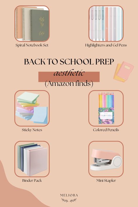 August 15 - Elevate your back-to-school game with these Amazon must-haves! From aesthetic notebooks to chic binders, these trendy essentials will help you ace the new academic year in style. Dive into organization, creativity, and success with my top Back to School Prep picks. 🌟🎒 #BacktoSchool #AmazonFinds #SchoolEssentials #BackToSchoolPrepDay #August15 #BackToSchoolPrep #AestehticSchoolSupplies #AestheticStationery #MiniStapler #AestheticNotebook #AestheticMarkers School Binder Aesthetic, Back To School Prep, Trendy Essentials, Aesthetic Notebooks, School Must Haves, School Prep, School Binder, Find Amazon, Prep School