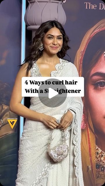 Hairstyles For Reception Indian Saree, Hairstyle With Saree Party Wear, Curl Hairstyles For Wedding, Loose Hairstyles For Saree, Hairstyles With Saree Party Wear, Hairstyles For Saree Look, Reception Saree Look, Webinar Ideas, Hairstyles On Saree