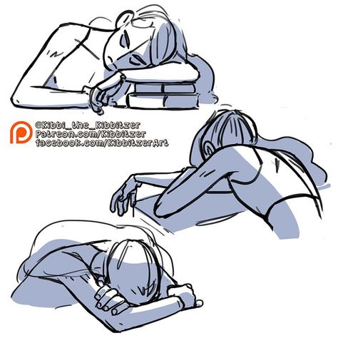 Drawing Reference Poses Sleeping, Character Sleeping Drawing, Sleep Poses Reference, Sleeping Character Pose, Pose Reference Drawing Sleeping, Working Poses Drawing, Sleeping Against Tree Pose, Room Corner Drawing Reference, Sleeping On Table Pose Reference Drawing