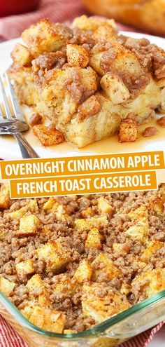 Cinnamon Apple French Toast, The Best Breakfast Casserole, Sweet Breakfast Casserole, Apple French Toast Casserole, Baked Cinnamon Apples, Apple French Toast, French Toast Casserole Easy, Baked French Toast Casserole, Breakfast Casserole Recipe