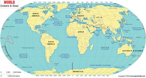 World Oceans Map Oceans Map, Full World Map, World Map Continents, World Map With Countries, Sea Map, Continents And Oceans, Map World, Earth Map, Southern Ocean