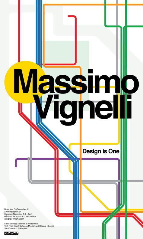 VIGNELLI SUBWAY POSTER A poster for an event featuring the work of Massimo Vignelli Subway Map Design, Vignelli Design, Subway Poster, Transit Map, Subway Style, Research Poster, Massimo Vignelli, Subway Map, Swiss Design