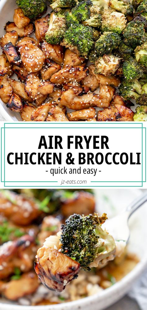 Easy Healthy Lunches Low Carb, Healthy Air Fryer Stir Fry, Healthy Dinners For High Cholesterol, Large Healthy Meals Families, Air Fryer Chicken Rice Bowl, Air Fried Chicken And Vegetables, Chicken And Broccoli Diet, Cheap And Easy Air Fryer Recipes, Healthy Premade Dinners