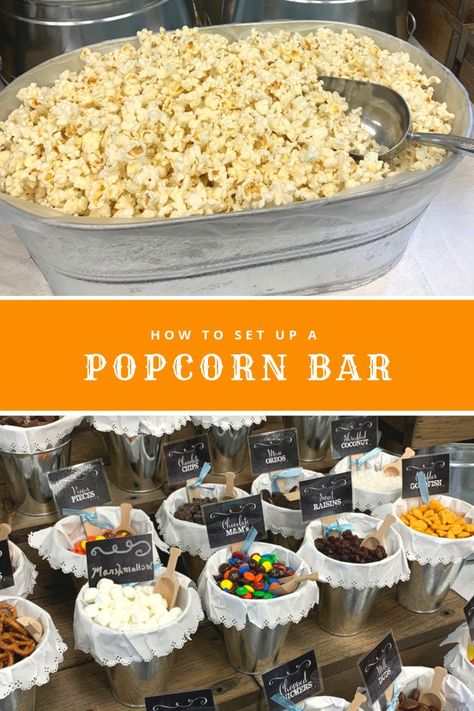 Popcorn Bar, Harvest Party, Snacks Für Party, Fall Party, Party Snacks, Diy Halloween, Bars Recipes, Appetizer Snacks, Sweet 16