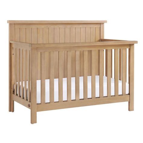 Everlee 4-in-1 Convertible Crib by M Design Village Curated for ever & ever™ in Honey Wood | buybuy BABY Infant Furniture, 4 In 1 Crib, Wood Crib, Crib Toddler Bed, Crib Sets, Day Bed, Baby Nursery Furniture, Toddler Furniture, Convertible Crib