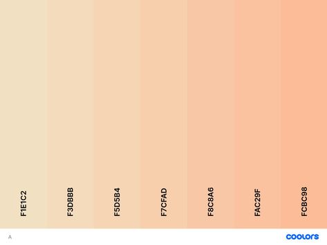 Strawberry Blonde Color Palette, Pale Skin Color, Skin Palette, Html Color Codes, Hex Color, Color Design Inspiration, Hex Color Palette, Palette Design, Skin Color Palette