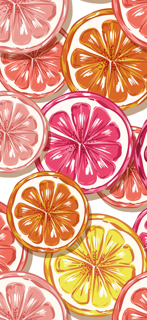 Quench your thirst for color with our summer citric fruit phone backgrounds! 🌞📱 Indulge in the juicy hues of ripe oranges and zesty lemons, creating a refreshing splash of summer vibes wherever you go. Let your phone radiate the sunny essence of citrus fruits! #SummerCitrus #FruitSplash #VibrantColors Summer Prints Wallpaper, Cute Summer Wallpapers, Wallpaper Iphone Summer, Fruit Wallpaper, Digital Experience, Iphone Wallpaper Photos, Phone Wallpaper Patterns, Wallpaper Collection, Cute Patterns Wallpaper