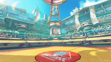 Pokemon Stadium, Stadium Wallpaper, Pokemon Backgrounds, Nintendo Switch Games, Silver Screen, Anime Background, Special Places, Just Amazing, Level Up