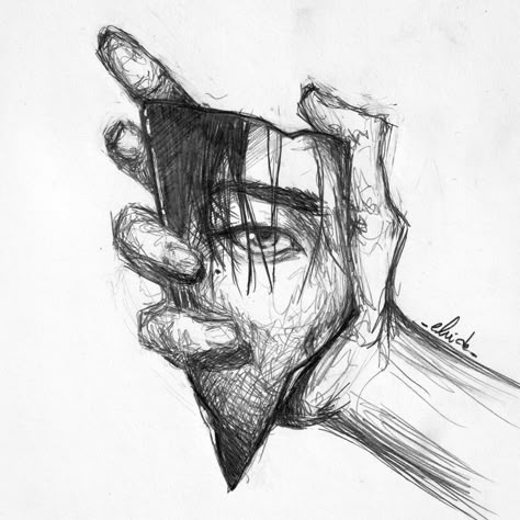 Left Hand Sketch, Pencil Sketch Images, Meaningful Drawings, Deep Art, Art Sketches Pencil, Dark Art Drawings, Easy Drawings Sketches, Dark Art Illustrations, Art Drawings Sketches Creative