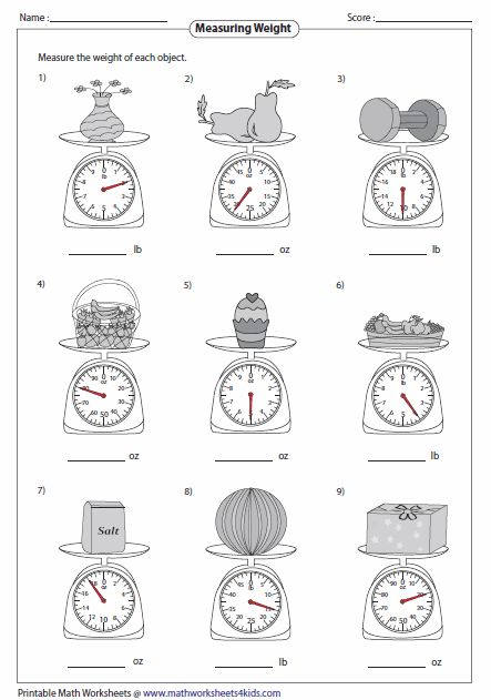 Measuring Weight Worksheets Measuring Weight Worksheets, Kitchen Math, Measurement Worksheets, Making Predictions, 3rd Grade Math Worksheets, Measurement Activities, Math Measurement, Singapore Math, Kids Math Worksheets