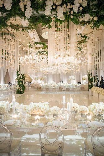 Luxury wedding decor ideas can be very different and require special attention. The best of them you will find in our gallery. #wedding #luxury #weddingplanner #luxurywedding Reception Wedding Decorations Indoor, White Wedding Reception Decor, All White Wedding Reception, Northern Wedding, White Wedding Decor, Nice Makeup, Wedding Setup, White Wedding Decorations, Marriage Ideas