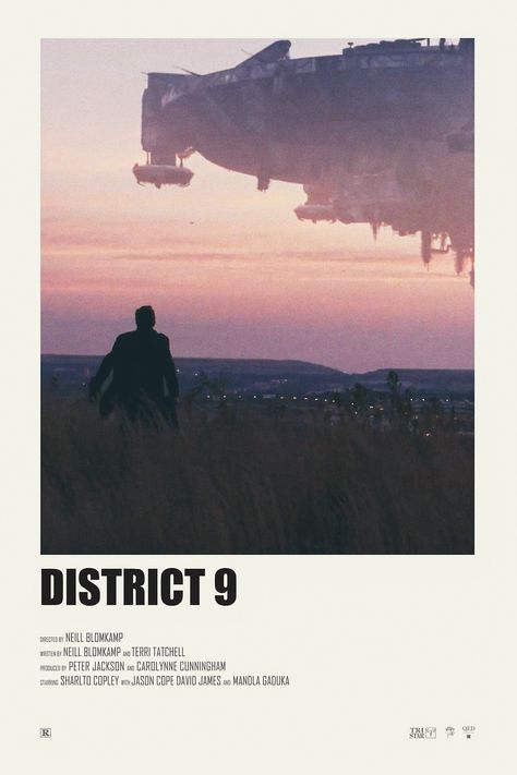 District 9 (2009) 9 Movie, Movie Journal, District 9, Iconic Movie Posters, Best Movie Posters, Film Posters Minimalist, Film Cinema, Film Poster Design, Film Posters Vintage