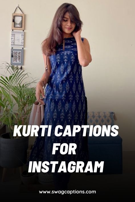 Elevate your kurti game with our handpicked captions and quotes! From traditional charm to contemporary chic, find the perfect words to accompany your stunning kurti pictures. Let your style speak volumes as you embrace the beauty of Indian fashion. #kurtas #kurti #kurta #kurtis #fashion #ethnicwear #kurtaset #kurtasets #indianwear #cottonkurti #partywear #gowns #dresses #designerkurti #kurtapajama #ethnic #kurtastyle #style #kurtiplazo #indianfashion #kurtisonline #anarkali #partywearkurti Instagram Captions For Kurti Look, Traditional Kurti Captions For Instagram, Traditional Dress Captions For Instagram One Word, Indian Dress Captions For Instagram, Kurti Quotes For Instagram, Captions For Kurti Pictures, Kurta Captions, Kurta Captions For Instagram, Traditional Dress Captions For Instagram