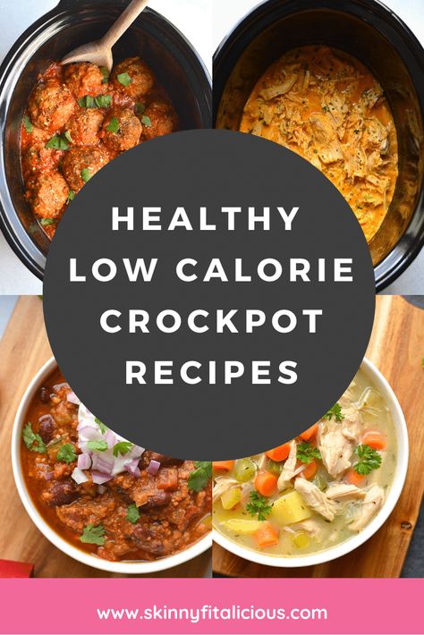 Low Calorie Crockpot, Low Calorie Recipes Crockpot, Low Calorie Slow Cooker Recipes, Crockpot Dinners Healthy, Crockpot Dump Recipes, Low Calorie Recipes Dinner, Chicken Crockpot Recipes Healthy, Fall Crockpot Recipes, Low Calorie Chicken