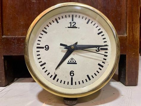 Timeless beauty in the form of a vintage brass wall clock! This original "WSZ" POLAND antique piece is a rare find that will add a touch of elegance to any space. Perfect for marine enthusiasts or anyone who appreciates classic design. ⚓🕰️ #VintageOriginal #BrassClock #MarineInspired #TimelessDesign #WSZPoland #AntiqueClock #eBay #eBayStore #eBaySeller #VintageOriginal #clock #Brass https://ebay.us/7GhvvF Ships Clock, Maritime Decor, Vintage Ship, Antique Clock, Brass Wall, Vintage Clock, Wall Clocks, Vintage Brass, Timeless Beauty