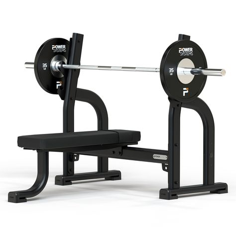 Sierra Olympic Flat Bench - GYM READY EQUIPMENT Black Gym Equipment, Sims 4 Cc Gym Equipment, Gym Equipment Aesthetic, Gym Tools, Gym Material, Gym Rack, Low Bench, Gym Bench, Bench Height