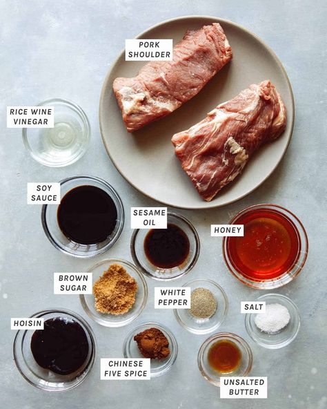 Barbecue Pork Recipes, Chinese Pork Marinade, Chinese Bbq Sauce Recipe, Char Siu Sauce Recipe, Asian Pork Marinade, Cha Siu Pork Recipe, Chinese Char Sui, Char Siu Duck, Chinese Red Sauce For Bbq Pork