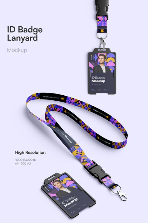 Aesthetic fabric lanyard design template Lanyard Badge Design, Certificate Badge Design, Lanyard Aesthetic Ideas, Lanyard Card Design, Id Lanyard Design, Creative Lanyard Design, Id Card Template Aesthetic, Aesthetic Id Card Template, Id Card Design Creative