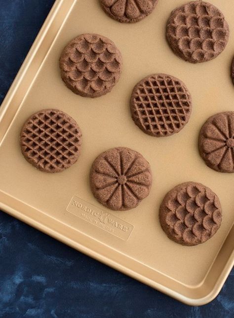 Stamp Cookies Recipe, Chocolate Espresso Cookies, Stamped Cookies, Cookies And Bars, Espresso Cookies, Gluten Free Christmas Cookies, Espresso Cookie, Cooking Bread, Gluten Free Christmas