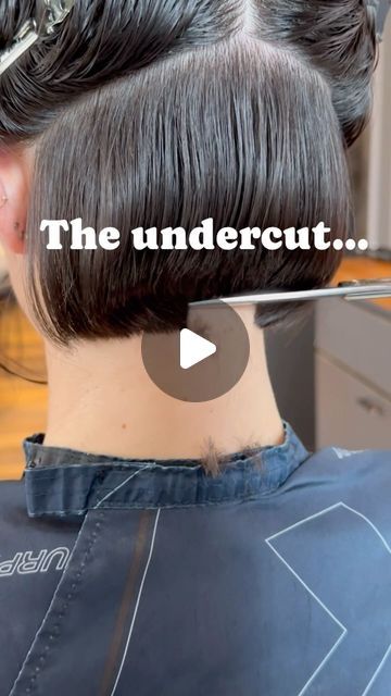 Back Of Bob Haircut, Occipital Bone, Bob Haircut Back View, Undercut Bob Haircut, A Bob Haircut, Short Bob Styles, Κούρεμα Bob, Short Hair Back, Feathered Bangs