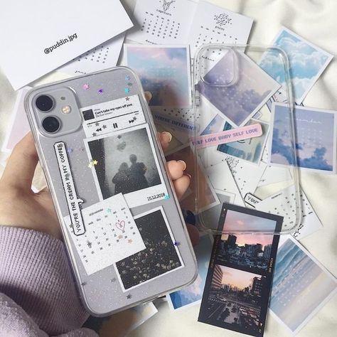 Visit the link to check out more DIY Aesthetic clear phone case ideas and inspirations Carcase Iphone, Imagenes Aesthetic, Phone Case Diy Paint, Diy Phone Case Design, Vintage Phone Case, Purple Quotes, Diy Case, Diy Iphone Case, Collage Phone Case