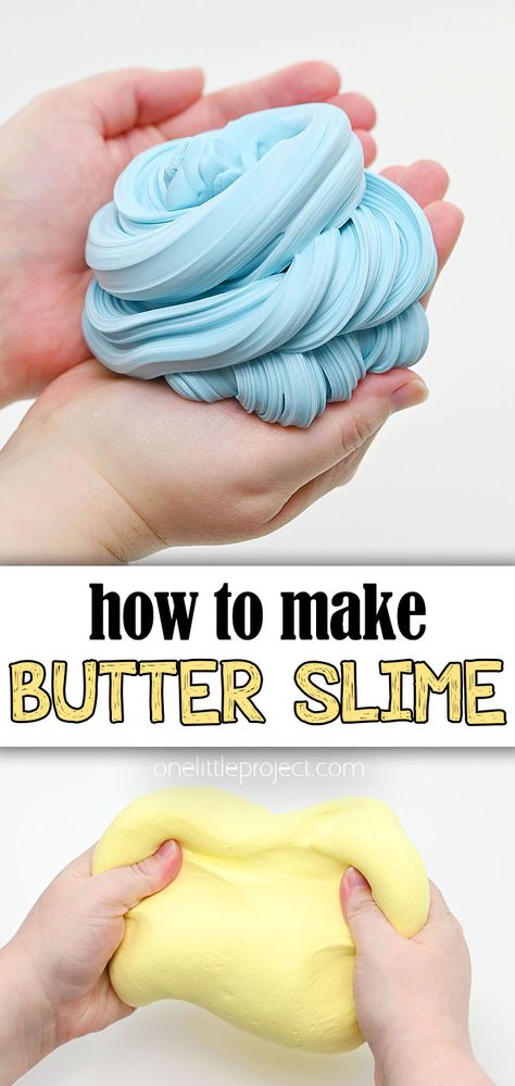 Butter Slime Recipe With Model Magic, How To Make The Best Slime, Icee Slime Recipes, Slime Activator Recipes, Easy Cute Clay Ideas, Slime Ideas To Sell, How To Make Butter Slime, How To Make Cloud Slime, Things To Make With Wool