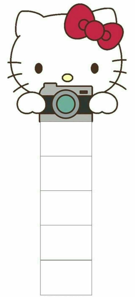 Hello Kitty Stuff To Print, Hello Kitty Camera Template, Hello Kitty Puzzle, Papercraft Printable Hello Kitty, What To Print, Hello Kitty Things To Make, Sanrio Crafts Printable, Paper Hello Kitty, Hello Kitty Paper