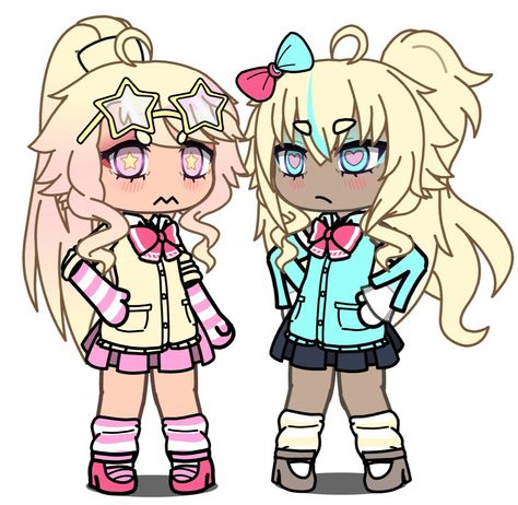 Gacha Brat Oc, Gyaru Gacha Life, Gyaru Gacha Club, Gyaru Gacha Oc, Gacha Gyaru, Gyaru Oc, Gif Kawaii, Gacha Characters, Moe Anime