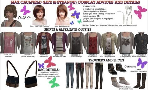 Max Caulfield Outfit, Life Is Strange Cosplay, Max Life Is Strange, Max Caufield, Kate Marsh, Max Caulfield, Life Is Strange Fanart, Dontnod Entertainment, Max And Chloe