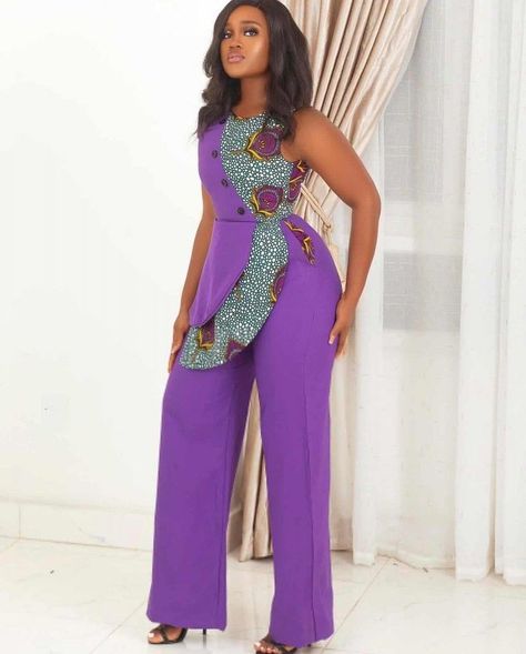 f337d999d9ad116a7b4f3d409fcc6480desc38789689ri Ankara Jumpsuit Styles, African Print Jumpsuit, Ankara Jumpsuit, Classy Jumpsuit, Best African Dresses, African Fashion Skirts, African Wear Dresses, Afrikaanse Mode, African Fashion Modern