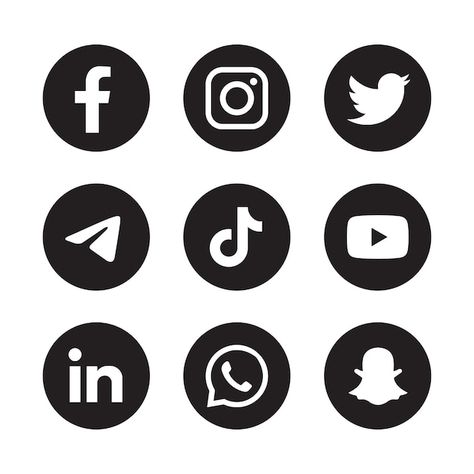 Youtube Design, Business Card Icons, Social Media Icons Vector, Socail Media, Instagram Editing Apps, Social Media Buttons, Social Media Apps, Social Media Images, Social Media Services