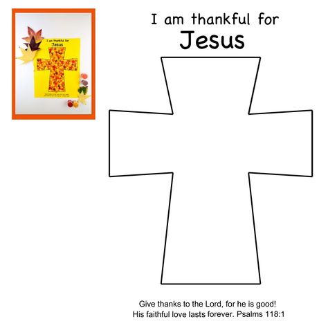 Thankful For Jesus Craft, Thankful Crafts Preschool, Thanksgiving Bible Crafts, Christian Preschool Crafts, Thanksgiving Crafts For Church, Printable Thanksgiving Crafts, Thankful Crafts, Preschool Thanksgiving, Christian Thanksgiving