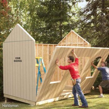 Cheap Storage Sheds, Garden Shed Diy, Diy Storage Shed Plans, Building A Storage Shed, Diy Storage Shed, Build Your Own Shed, Wood Shed Plans, Wood Storage Sheds, The Family Handyman