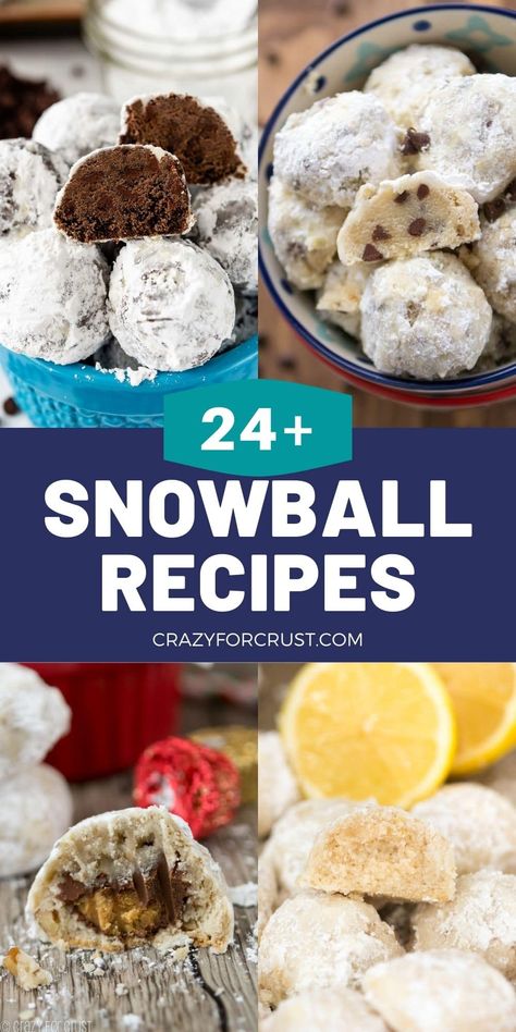 Christmas Wedding Cookies, Chocolate Snowball Cookies Recipe, Russian Tea Cakes Recipe, Snowball Christmas Cookies, Snowball Cookie, Russian Tea Cookies, Chocolate Snowballs, Snowballs Recipe, Christmas Cookie Recipes Holiday