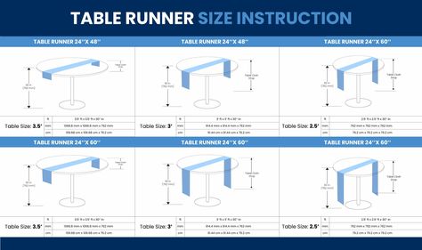 Standard Table Runner Sizes That Fits Your Table Table Runner Size Chart, Table Runner Size, Dining Table Runners, Eco Printing, Long A, Table Sizes, Table Runner, Table Runners, A Table