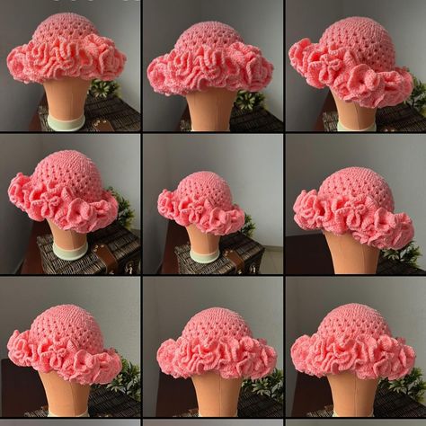 Pink Ruffle Hat😍🧶 #crochet #ftkcrochet Beanie Ideas, Crochet Ruffle Hat, Ruffle Hat, Crochet Dreams, Crochet Winter Hats, Crochet Ruffle, Crochet Winter, February 15, Hat Crochet