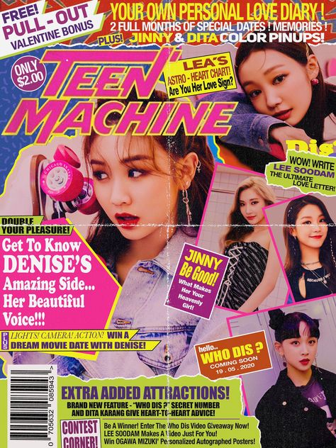 2000s Magazine Photoshoot, 2000s Magazine Pages, Magazine Layout Design Cover Ideas, 2000 Magazine Cover, Cover Majalah Aesthetic, Yk2 Design, 2000s Magazine Layout, Y2k Yearbook Theme, Teen Magazine Layout