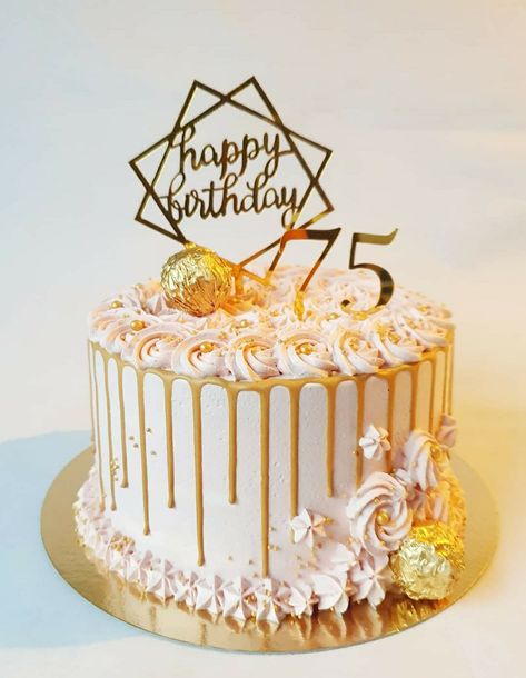 Fancy Cakes Birthday For Women, 50 Birthday Cake Ideas For Women, 50th Birthday Cake Designs, Tiered Cakes Birthday, Beautiful Decorations, Buttercream Cakes, Birthday Inspo, 50th Birthday Cake, Creative Birthday Cakes