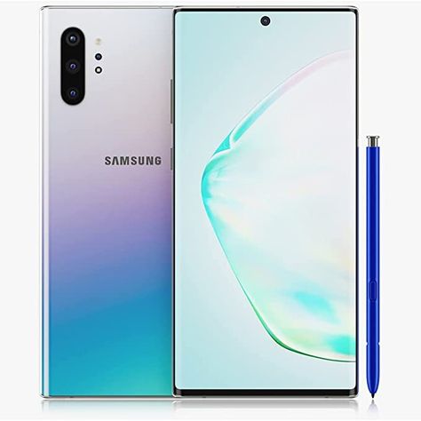 Amazon.com: Samsung Galaxy Note 10+, 256GB, Aura Glow Silver - Fully Unlocked (Renewed) : Cell Phones & Accessories Samsung Note 10 Plus, Dream Phone, Chanel Art, Switch Games, Samsung Galaxy Note 10 Plus, Samsung Note 10, Voip Phone, Samsung Galaxy Phones, Unlocked Cell Phones