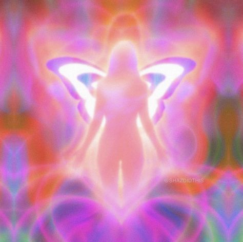 Arte Hippy, Spiritual Wallpaper, Sensory Art, Energy Art, Spiritual Artwork, Pink Aura, Aura Colors, Ethereal Art, Spiritual Art