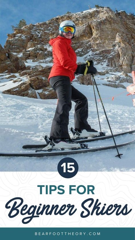 Learn To Ski, Skiing Tips For Beginners, Ski Beginner, Backcountry Skiing Gear, Ski Instagram Pictures, Ski Tips For Beginners, Ski Pictures Ideas, Skiing Tips, Ski Tips