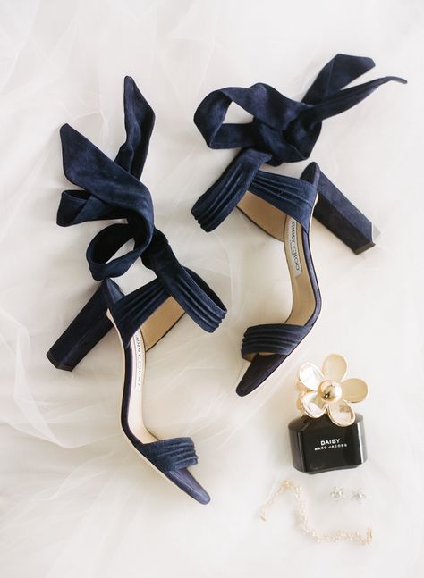 A Modern Wedding with a French Fry Bar = Total Goals #modernwedding #weddingaccessories #weddingshoes Wedding Shoes Blue Heels, Navy Wedding Shoes, Gold Wedding Shoes, Blue Wedding Shoes, Black Gold Jewelry, Shoes Photography, Jimmy Choo Heels, Shoe Inspiration, Blue Heels