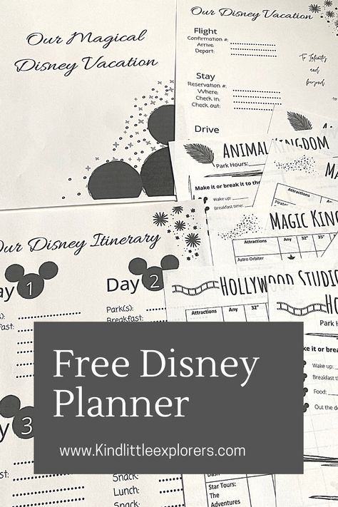 Make planning your Disney vacation simpler with this FREE Disney Planner Printable. The downloadable printables include Disney Park Daily plans and Disney attraction height requirement charts. Family travel. Disney World trips. We do Disney. Disney DIYs. Disney fun. Disney Characters. Must do at Disney World. Disney WOrld vacation planning. Disney Weekly Planner Free Printable, Disney World Planning Printables 2023, Disney To Do List Printable, Disney Binder Printables Free, Disney World Spreadsheet, Disney World Template, Disney Tip Envelopes, Disney World Schedule Template, Disney Schedule Template