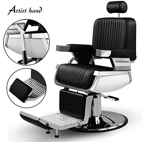 Amazon.com: Artist Hand Heavy Duty Hydraulic Recline Barber Chair Salon Chair Barber Chairs for Hair Stylist Tattoo Chair Barber Salon Equipment (Black): Gateway Hair Stylist Tattoo, Hairstylist Tattoos, Hair Salon Furniture, Tattoo Chair, Barber Shop Interior, Barber Chairs, Chair Repair, Shampoo Chair, Barber Shop Decor