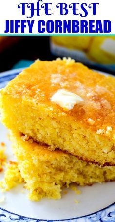 The BEST Jiffy Cornbread- so tender and moist. Easy Buttermilk Cornbread, Cornbread Recipe From Scratch, Perfect Cornbread, Jiffy Corn Muffins, Best Cornbread Recipe, Cornbread Recipe Sweet, Moist Cornbread, Jiffy Cornbread Mix, Buttermilk Cornbread