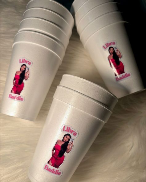 ♎✨ Sip in Style! 🎉☕ Check out these custom styrofoam cups made just for a Libra’s birthday celebration! ♎🎂 Whether it’s for a zodiac-themed party or any occasion, our custom cups add a fun and personal touch to your event. Perfect for birthdays, weddings, or any gathering where you want to impress your guests! Custom cups can be made for any theme, event, or character! DM us to create your personalized cups today! 💬 ☕ Libra-Themed Cups 🎉 Perfect for Any Occasion 🎨 Custom Designs Available ... Custom Styrofoam Cups, Styrofoam Cups, Custom Cups, Personalized Cups, Themed Party, Birthday Celebration, Personal Touch, Party Themes, Create Yourself