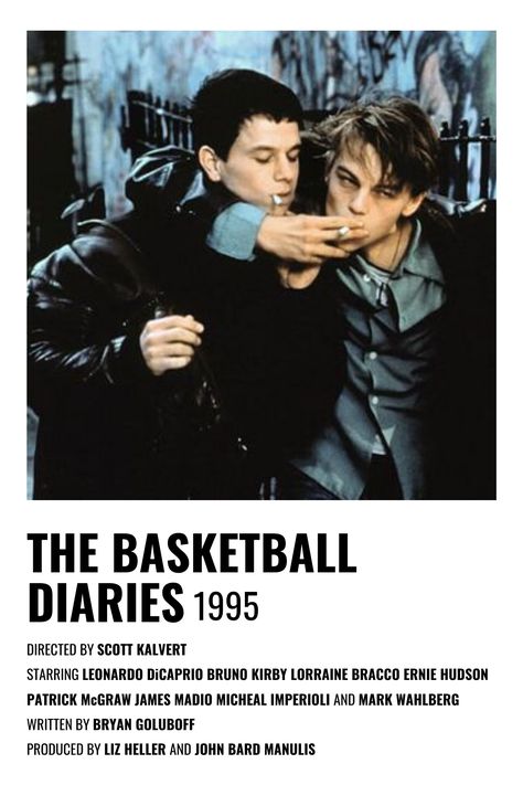 The Basketball Diaries, Basketball Diaries, Indie Movie Posters, جوني ديب, Movies To Watch Teenagers, Iconic Movie Posters, New Movies To Watch, Girly Movies, Film Posters Minimalist