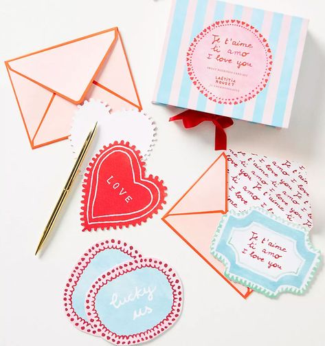 카드 디자인, Cadeau Diy, Valentine's Day Cards, Colorful Gifts, Sweet Nothings, Box Design, Card Box, Card Set, Stationery Design