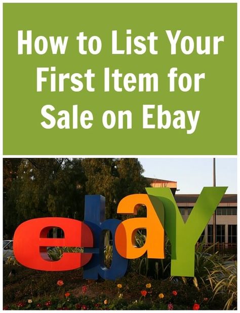 How to List Your First Item for Sale on Ebay #eBay #HowToListItemoneBay #SelloneBay Ebay Selling Tips, Ebay Hacks, Ebay Business, Side Money, Start Making Money, Money From Home, Online Sales, Selling On Ebay, Make Money From Home