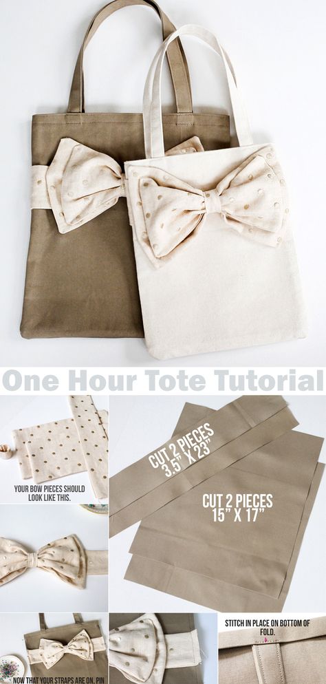 DIY: One Hour Tote Bag Tutorial Cloth Bag Making Ideas, Tote Bag Sewing Ideas, How To Make Tote Bags Diy, Canvas Sewing Projects, Simple Bags To Sew, Small Fabric Projects, Diy Canvas Tote Bag, Cute Tote Bag Design, Free Tote Bag Patterns